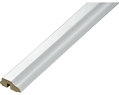 Plafondlijst, effen wit, 17x36x2600 mm