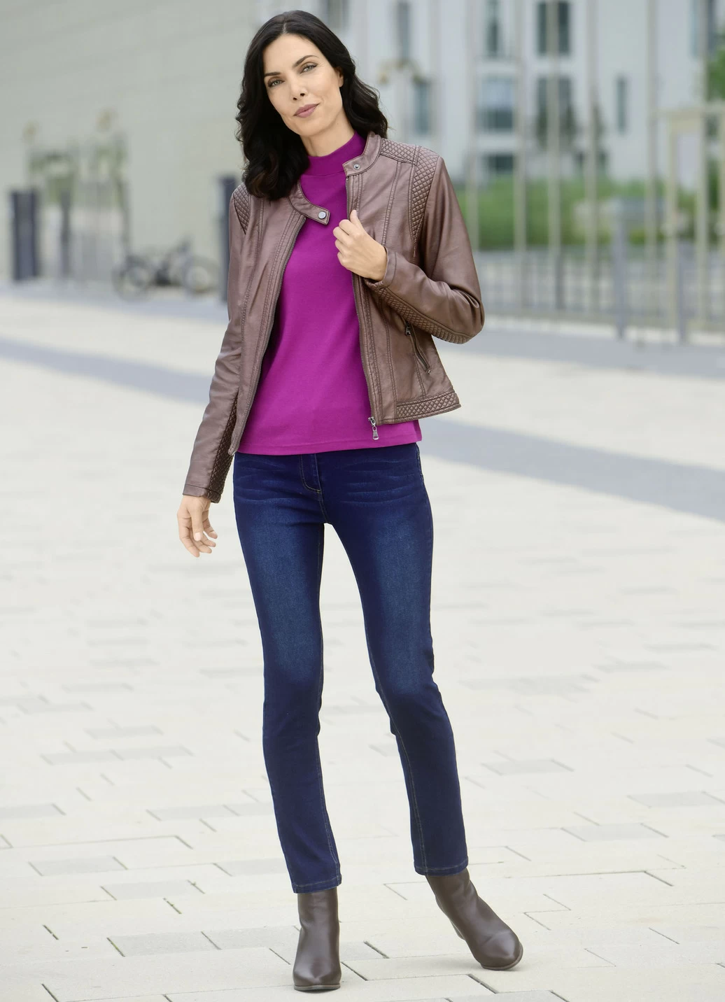 Jeans mit Push-up-Effekt