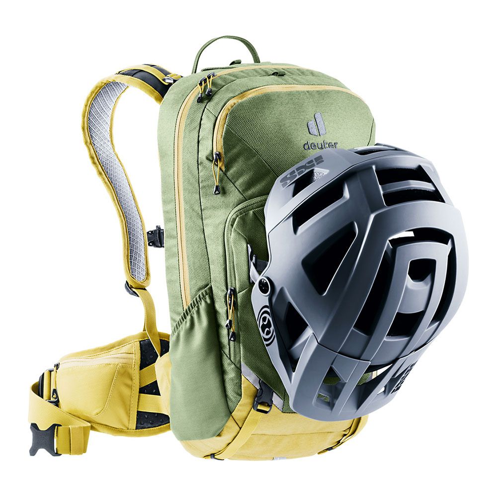 Deuter ATTACK 16L - Sac À dos khaki/turmeric