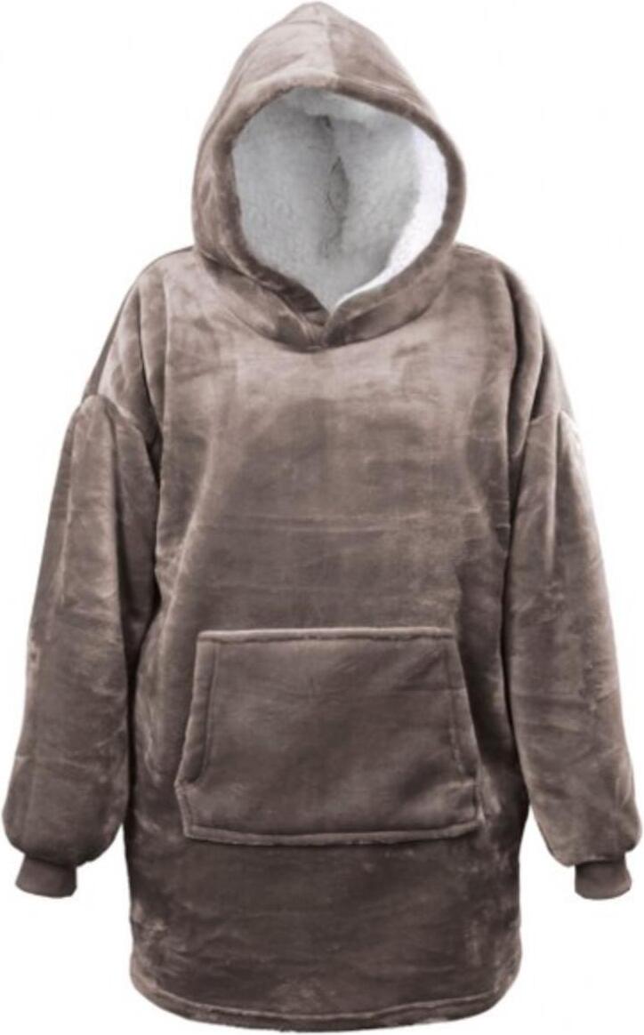 Unique Living hoodie Emma taupe onesize
