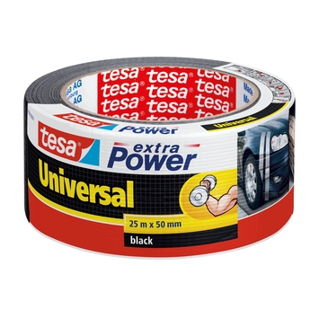 Tesa Universal Extra Power tape zilver 25 m x 50 mm