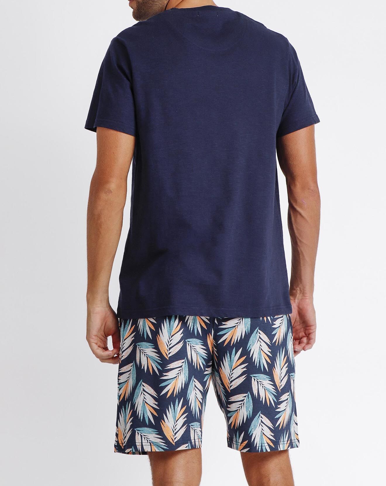 Antonio Miro Pyjama T-Shirt & Short Léandre bleu
