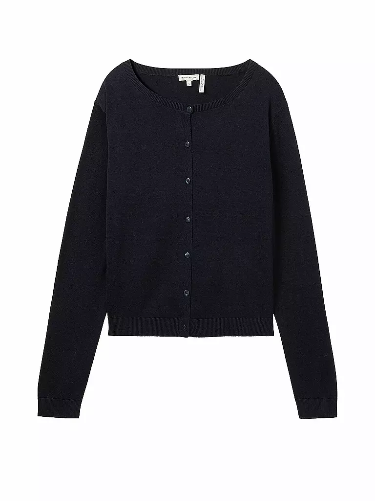 TOM TAILOR Strickjacke dunkelblau