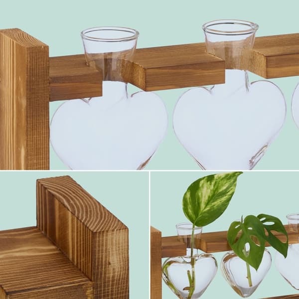 Reagensglassvase med stativ