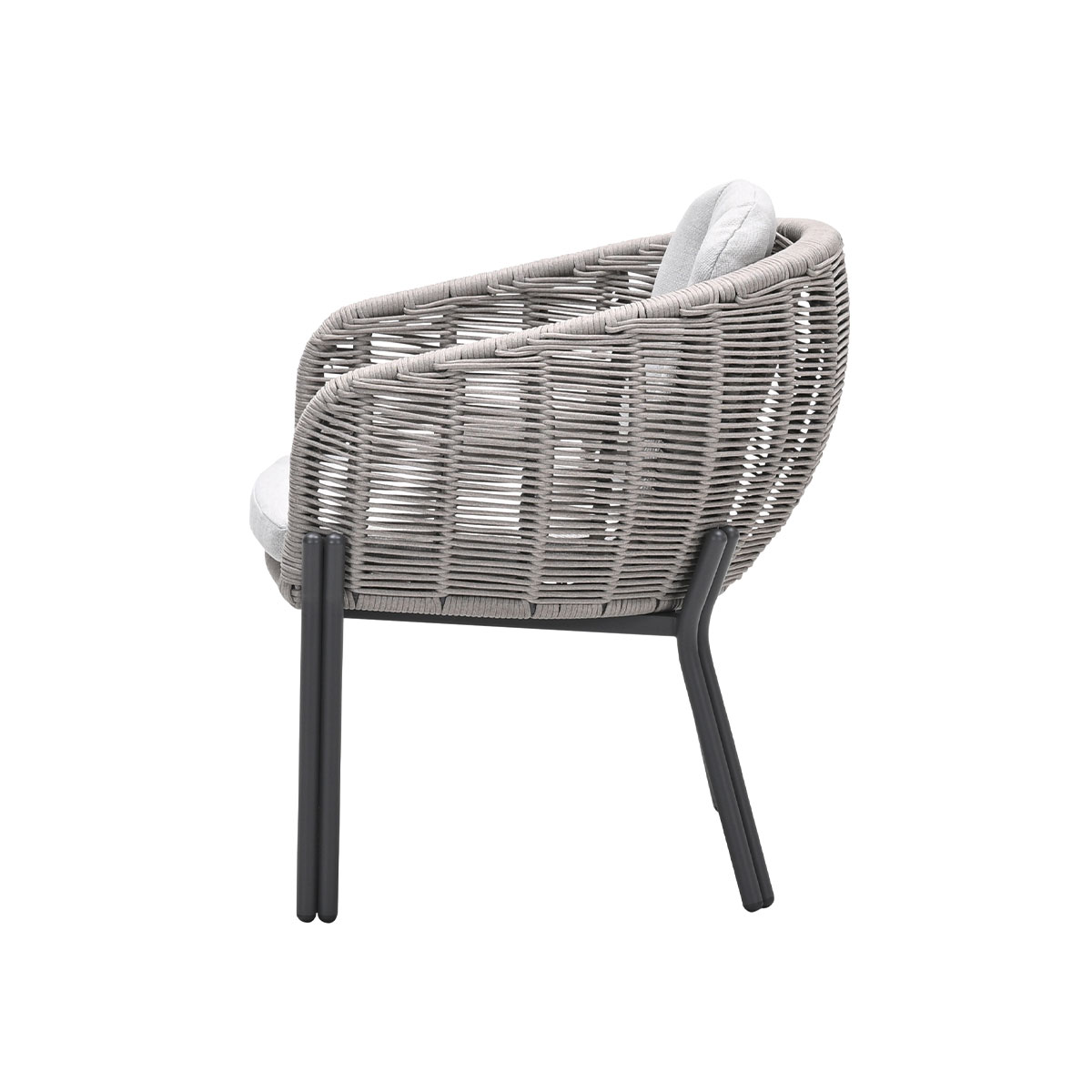 Garden Impressions Zaragosa dining Stoel - carbon black