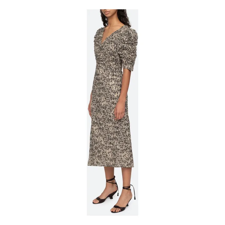 Sea NY Robe Gia Ruched | Noir