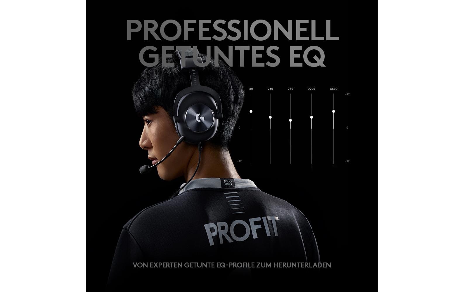 Headset G PRO X Gaming 7.1 Surround SchwarzKomfortables Over-Ear-Headset mit Surround-Sound