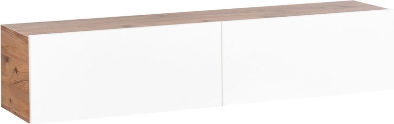 TV-kast - Wit - Bewerkt Hout - Minimalistisch Ontwerp