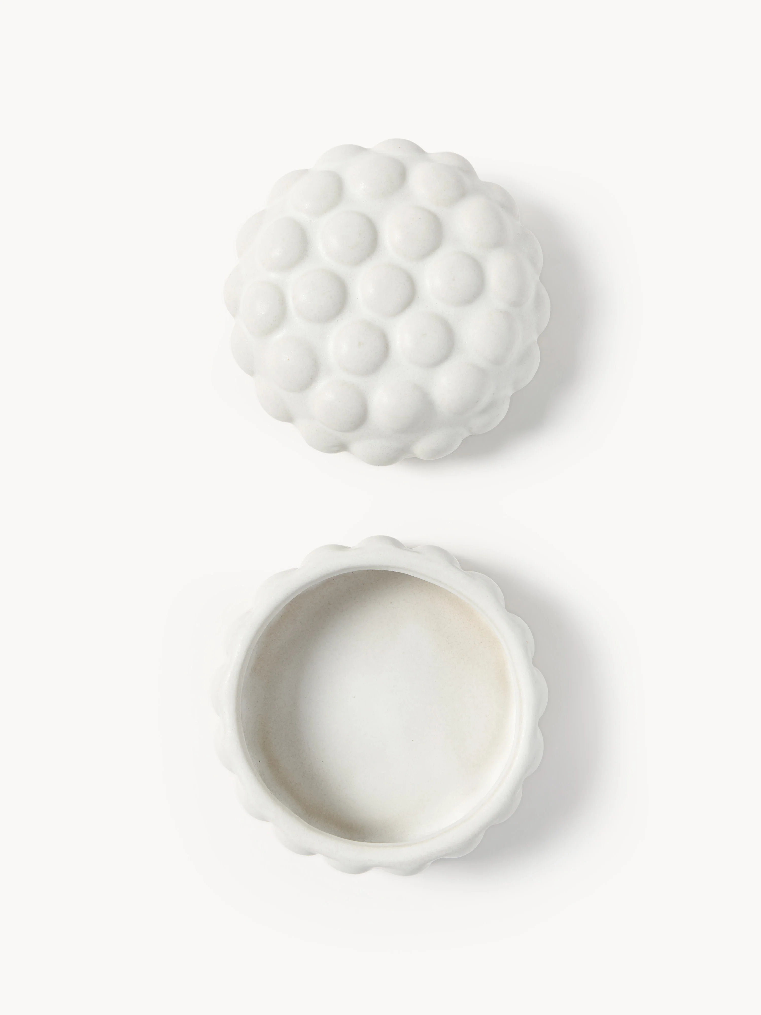 Decoratieve opbergdoos Bob van keramiek met deksel