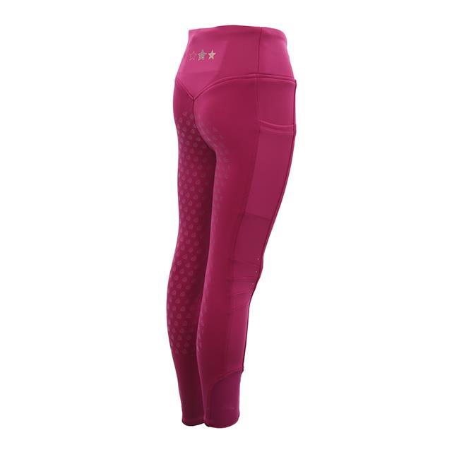 Paardrijlegging La Valencio LVWella Full Grip Kids Donkerpaars