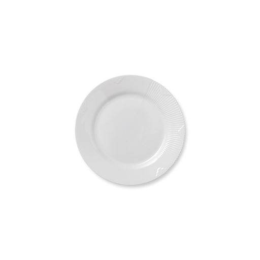 Royal Copenhagen Hvid Elements Frokosttallerken, Ø21 cm