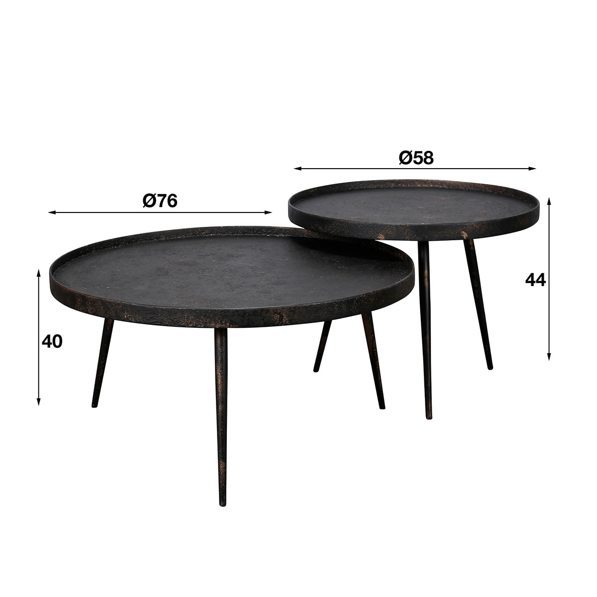 Salontafel Set Vlissingen Rand