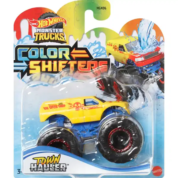 Hot Wheels Monster Trucks Farbwechsel 1:64, 1 Spielzeugtruck Für Kinder