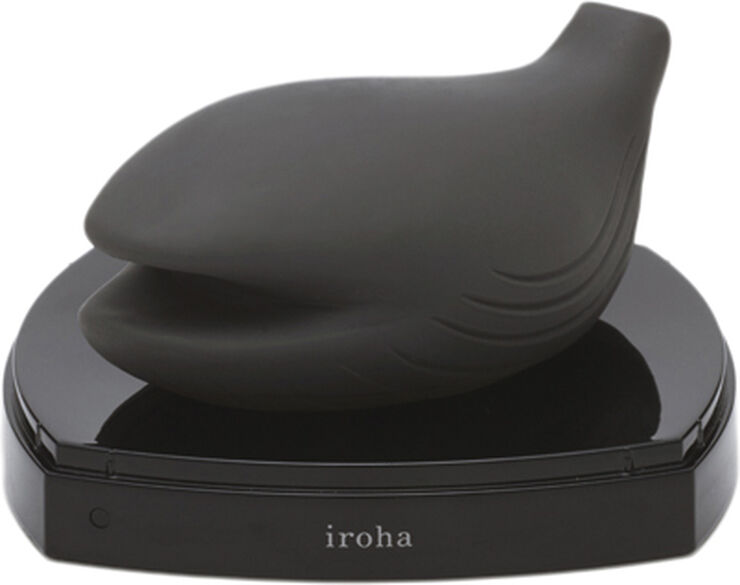 Iroha IROHA BY TENGA - YORU CLITORAL VIBRATOR BLACK Black