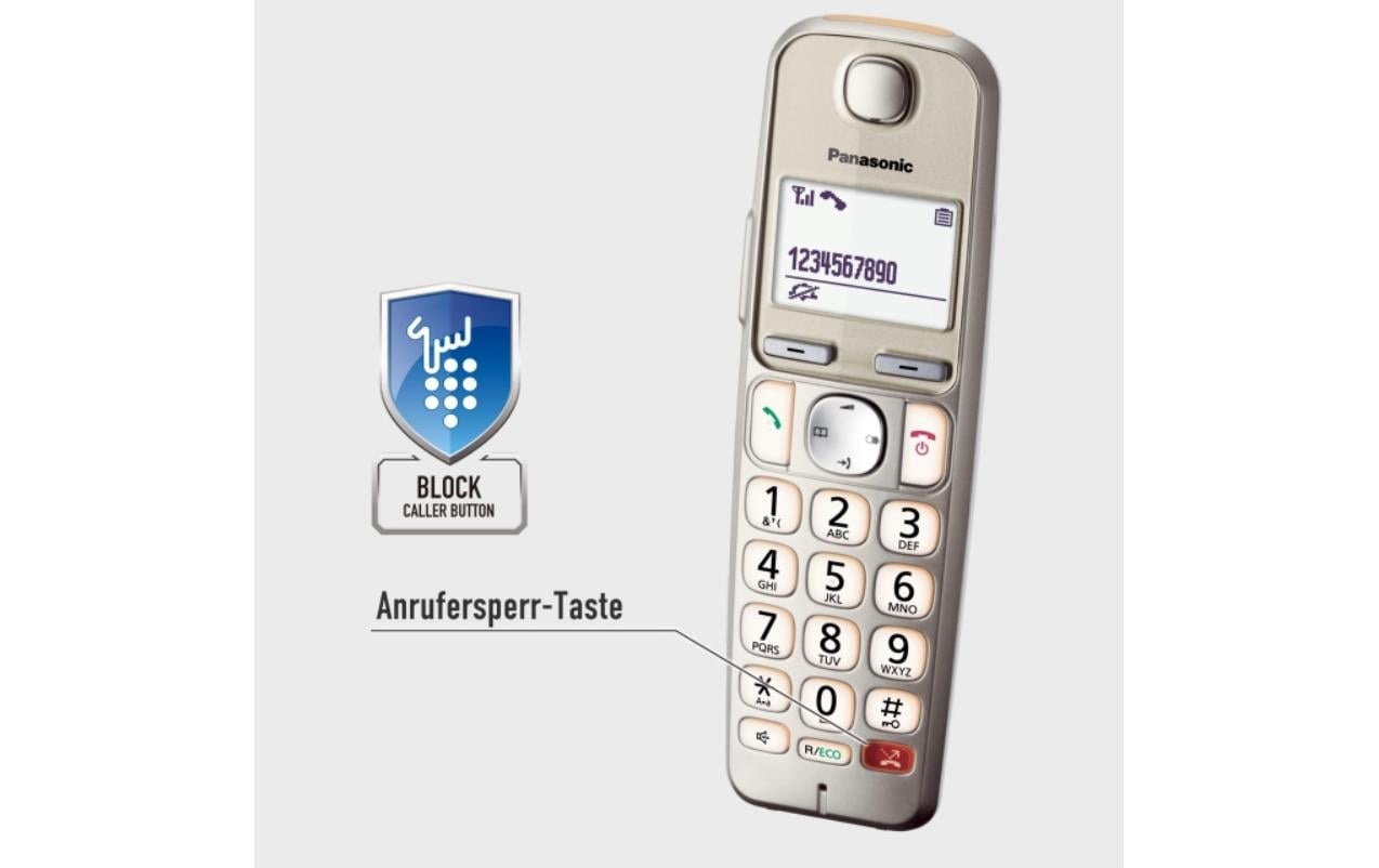 Panasonic Schnurloses DECT-Telefon »KX-TGE25« ( )