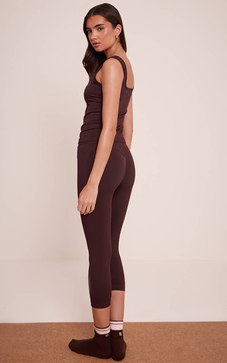 Chocolat Legging Capri Sans Couture Plt