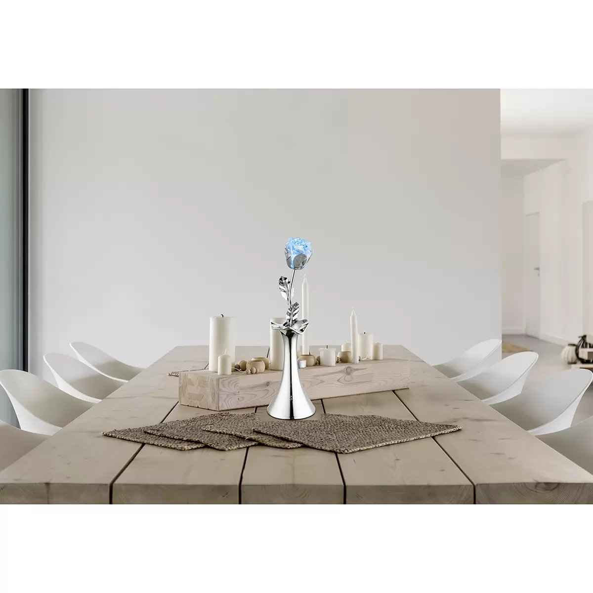 Globo LED Tischleuchte Silber