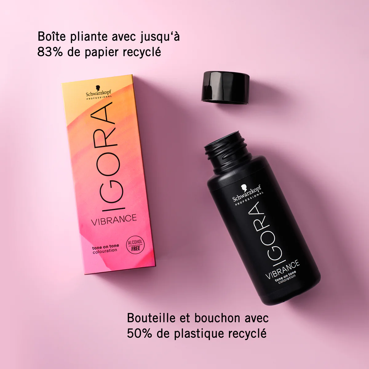 Coloration ton sur ton sans alcool Igora Vibrance 60ml