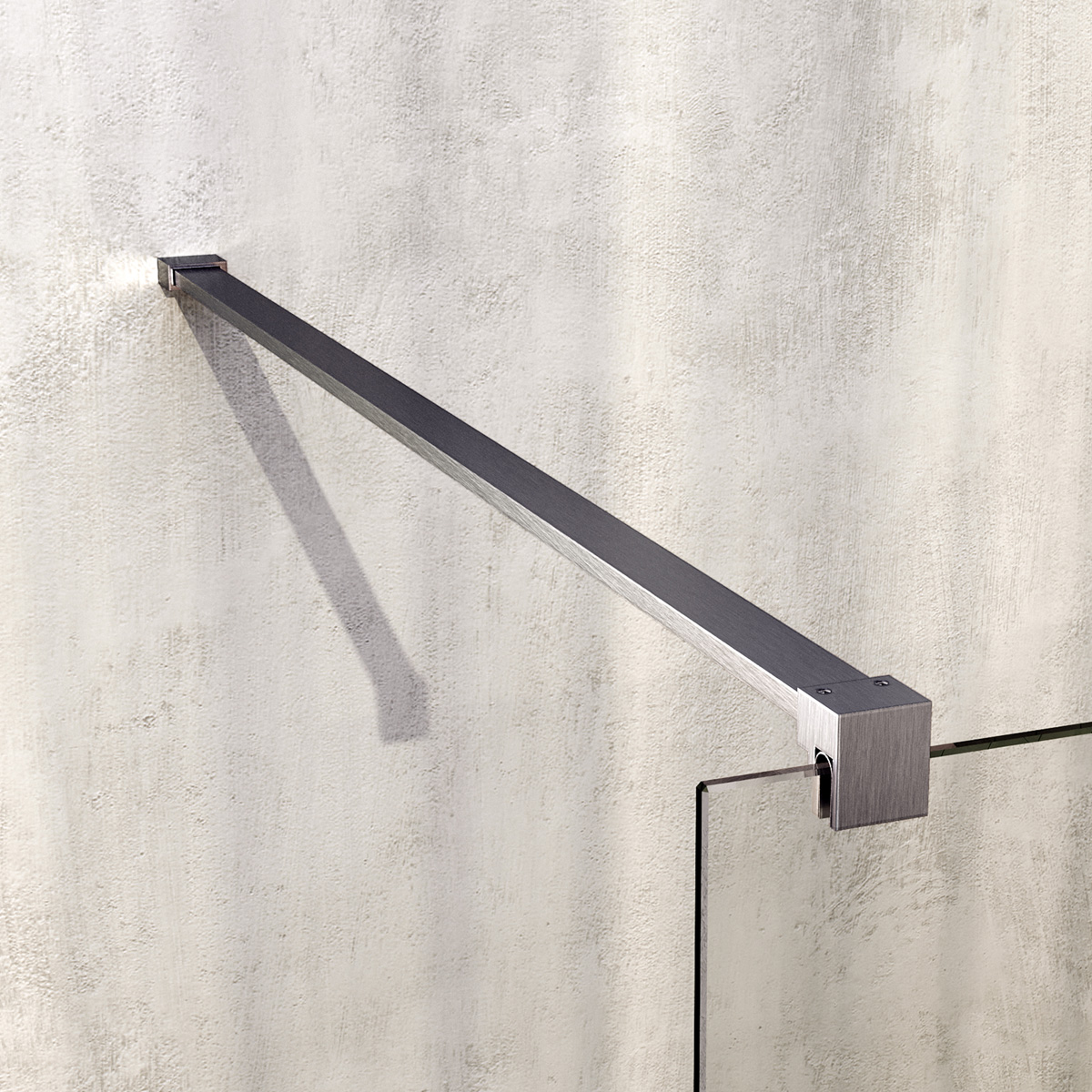 Brauer Void profielloze inloopdouche 140cm RVS geborsteld PVD