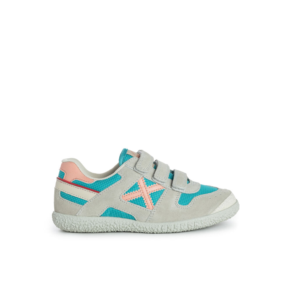 Tênis Munich Mini Goal Vco 8128571 Cinza