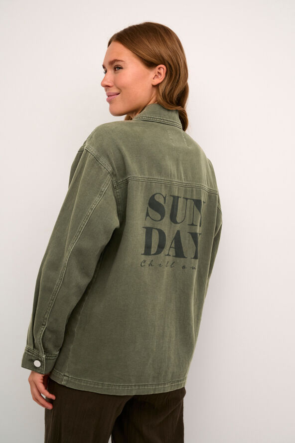 Kaffe KAsisse Shirt Jacket Grape leaf
