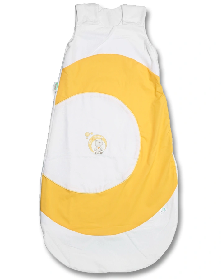 Schlafsack MCLIMA in gelb/orange/weiß