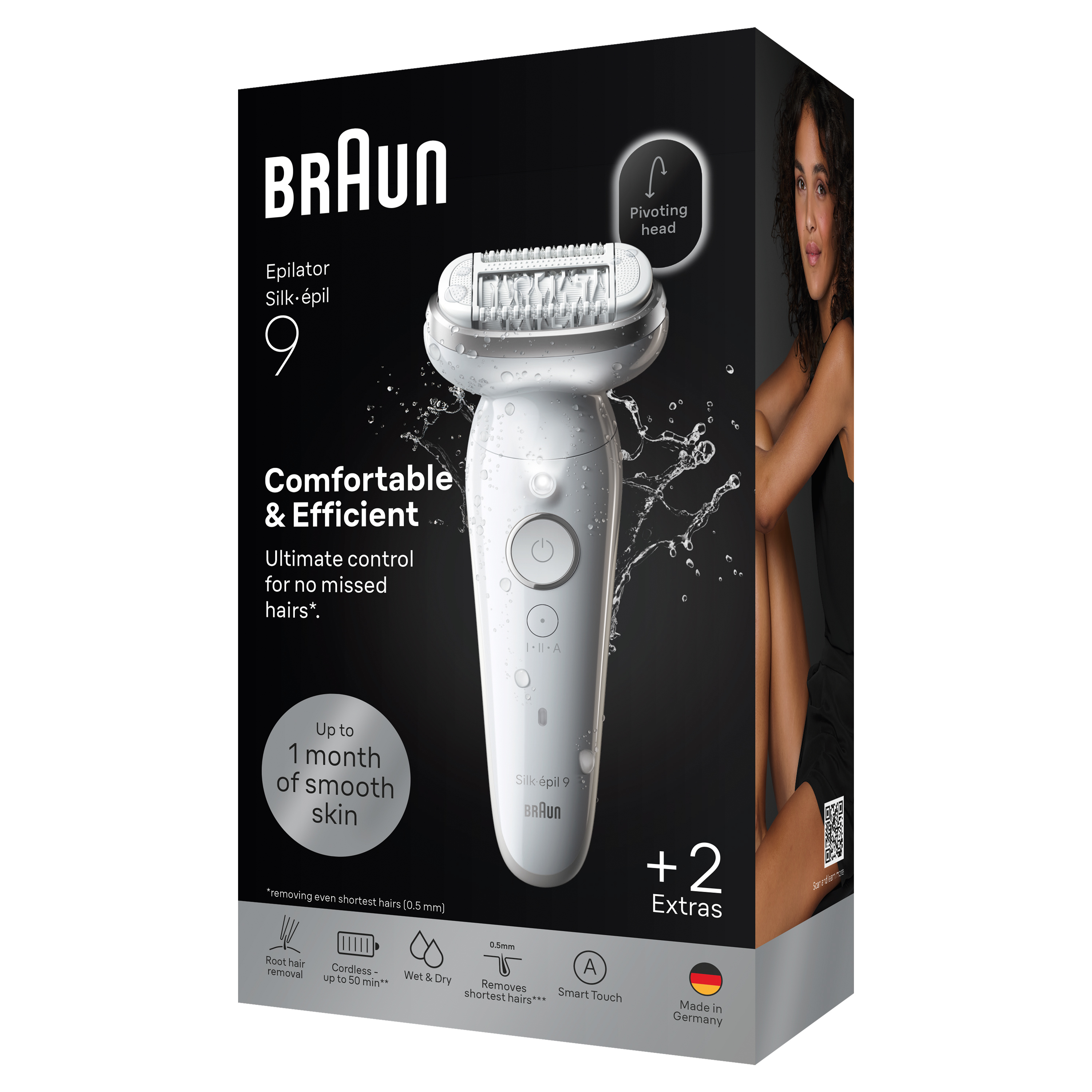 Braun Silk·épil 9 9-011 epilator Wet & Dry