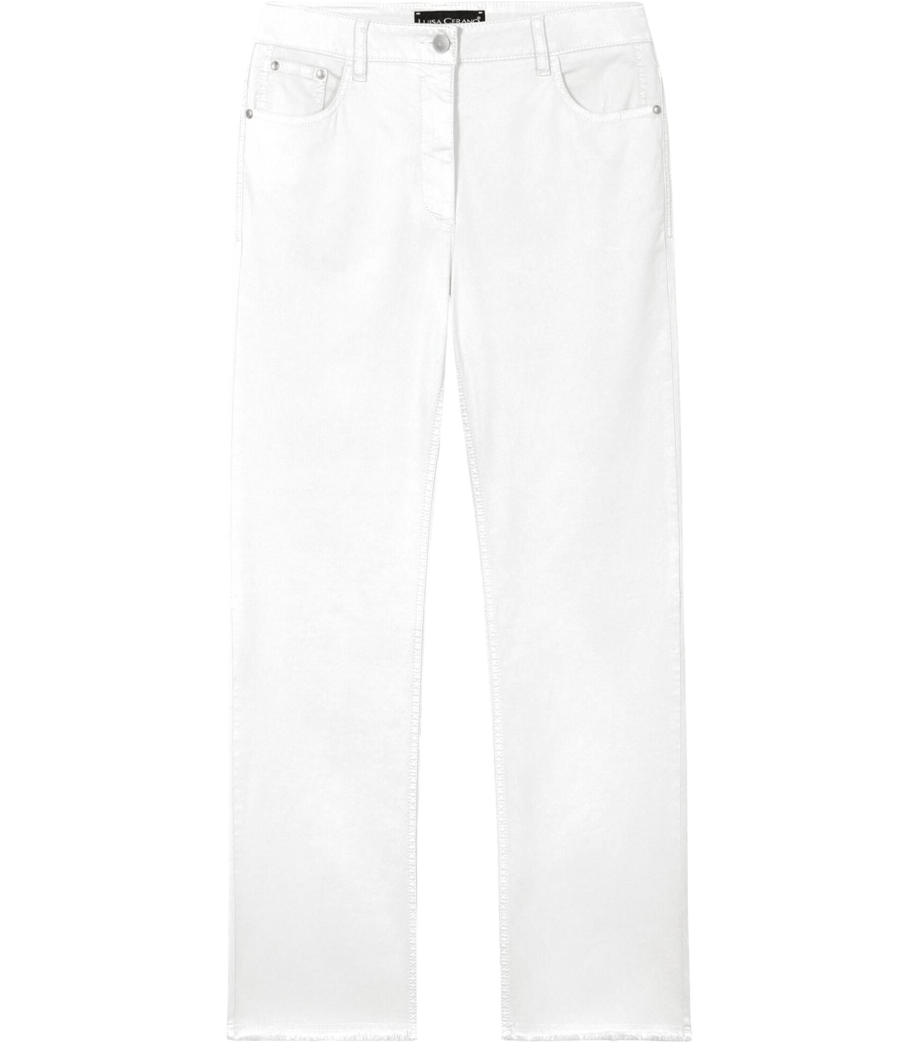 Luisa Cerano| Damen Jeans Babyflare verkürzt