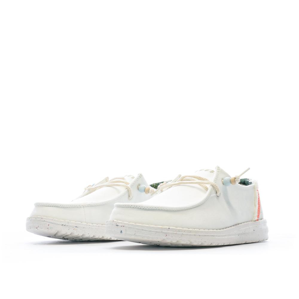 Hey Dude Chaussures Blanches Femme Hey Dude Wendy Fringe