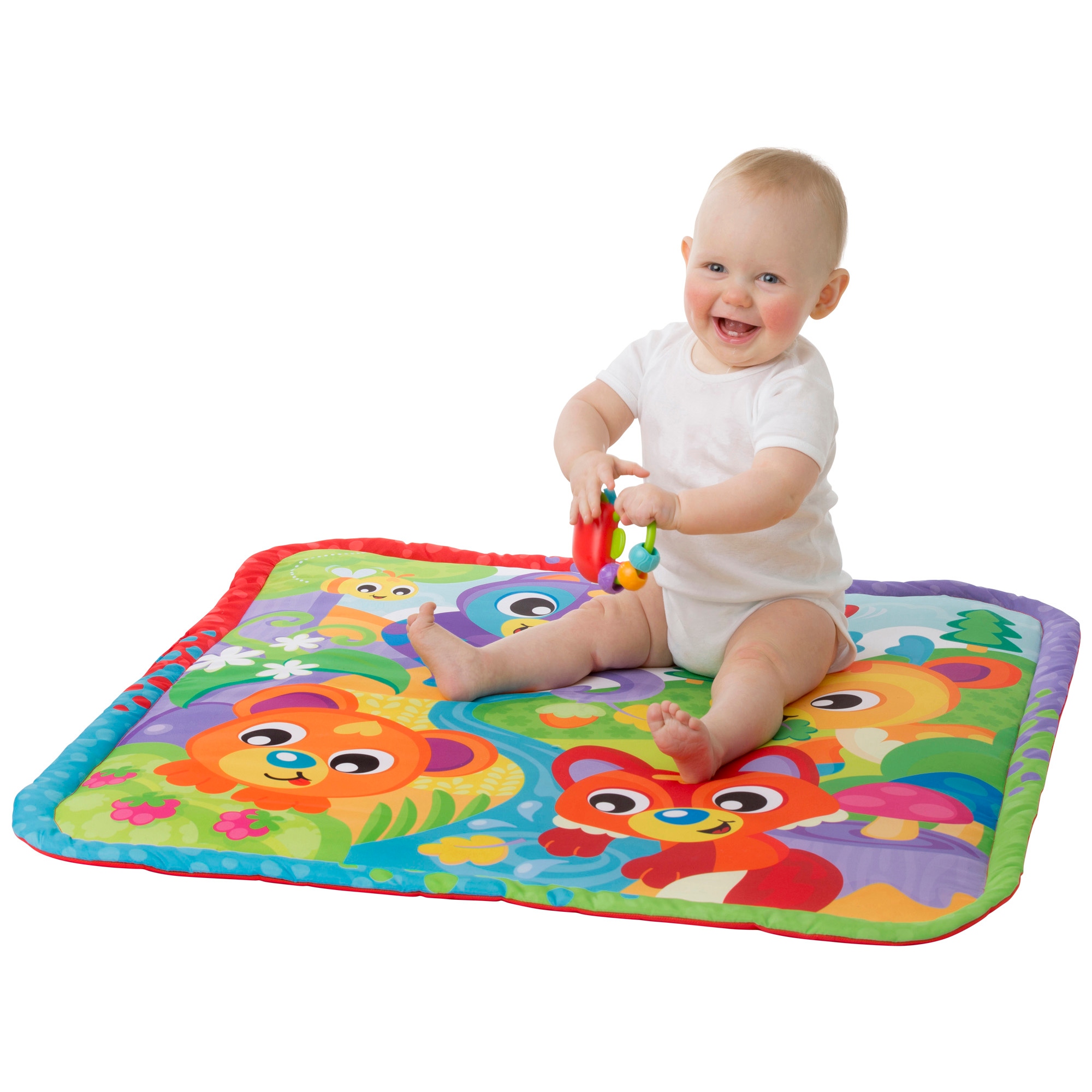 Playgro 4 in 1 Woodlands Muziek & Projector Speelkleed multi