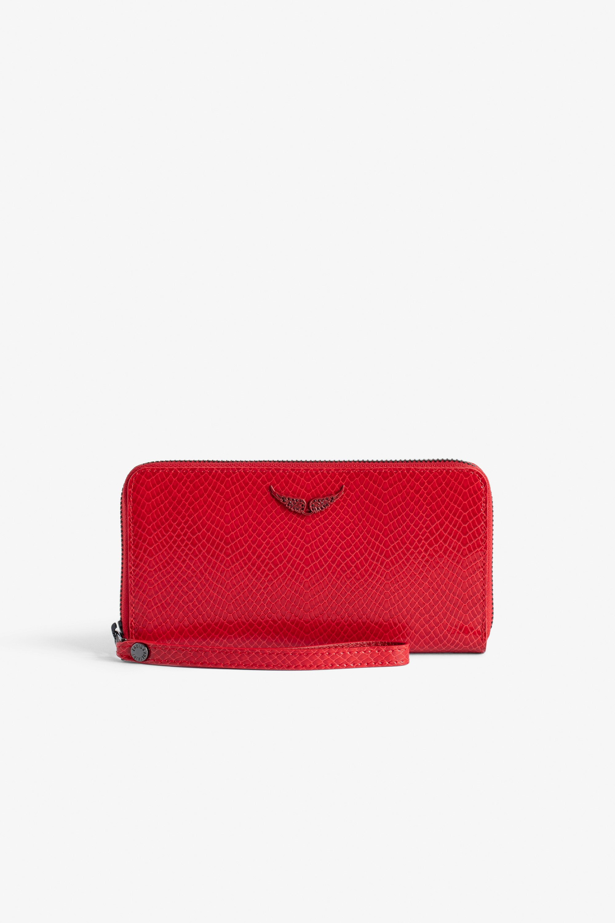Portefeuille Compagnon Glossy Wild Embossé