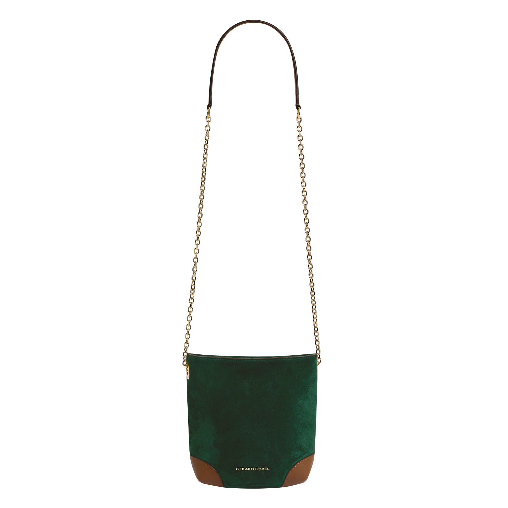 MINI CHARLOTTE - Sac bandoulière en cuir | Vert