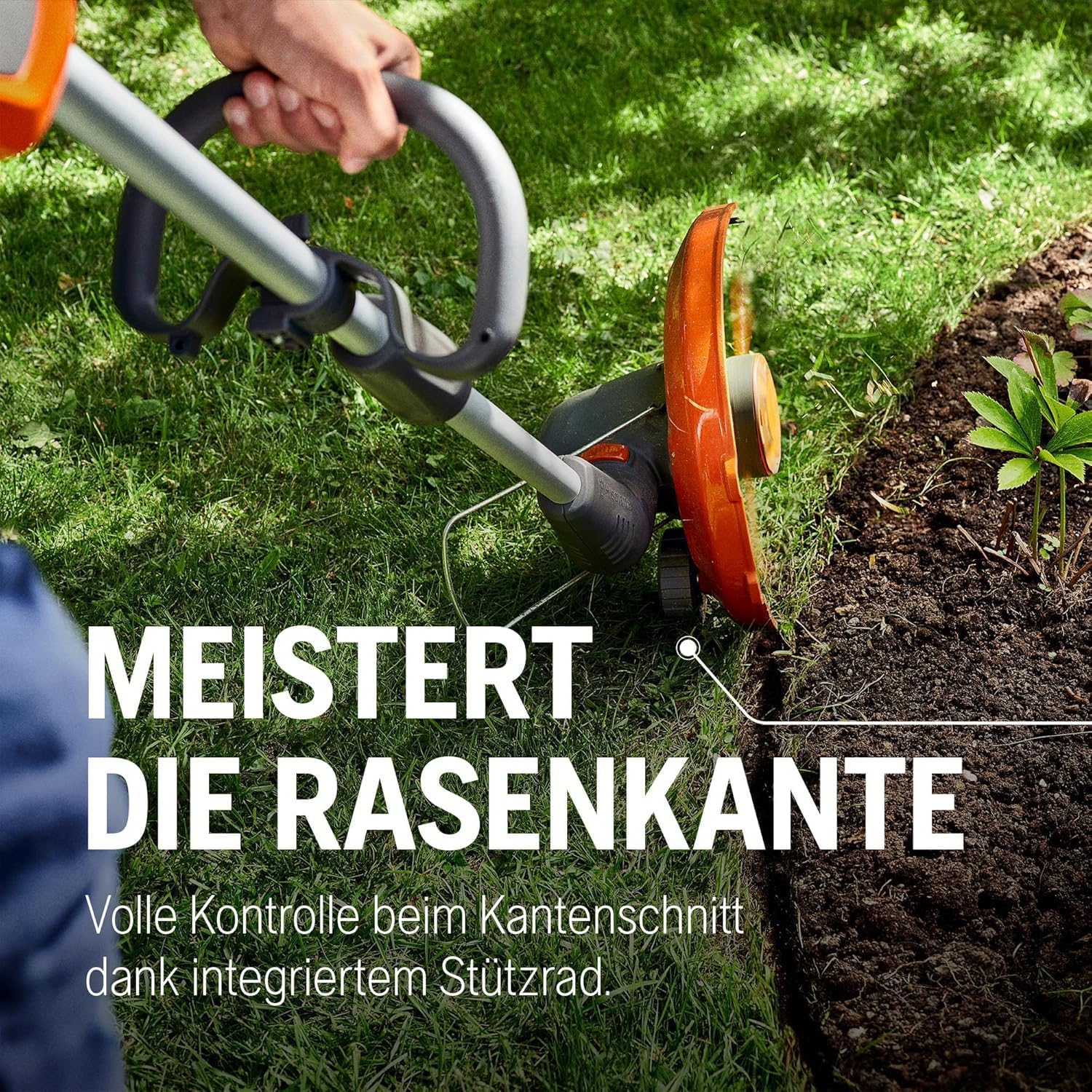 Husqvarna 110iL 36V Akku-Rasentrimmer (ohne Akku und Ladegerät) – Leichtes, leises, vielseitiges Multifunktions-Werkzeug mit Kantenschneide-Modus, Pflanzenschutzbügel und Wechselaufsatz-Kompatibilität