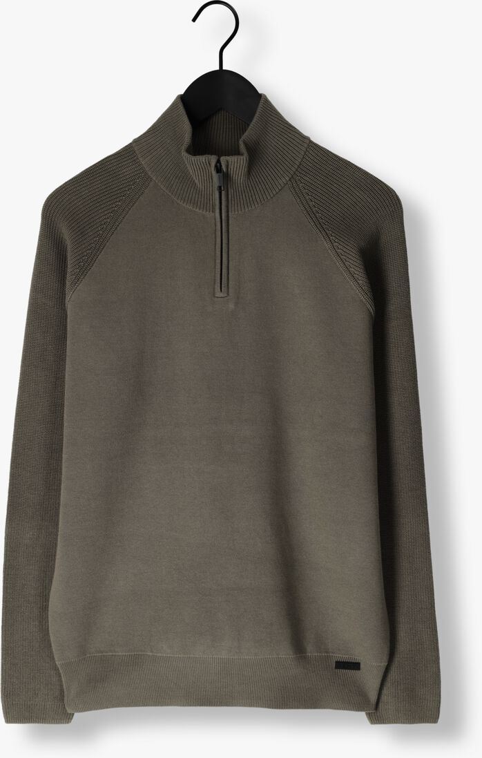 olijf genti trui turtle zip