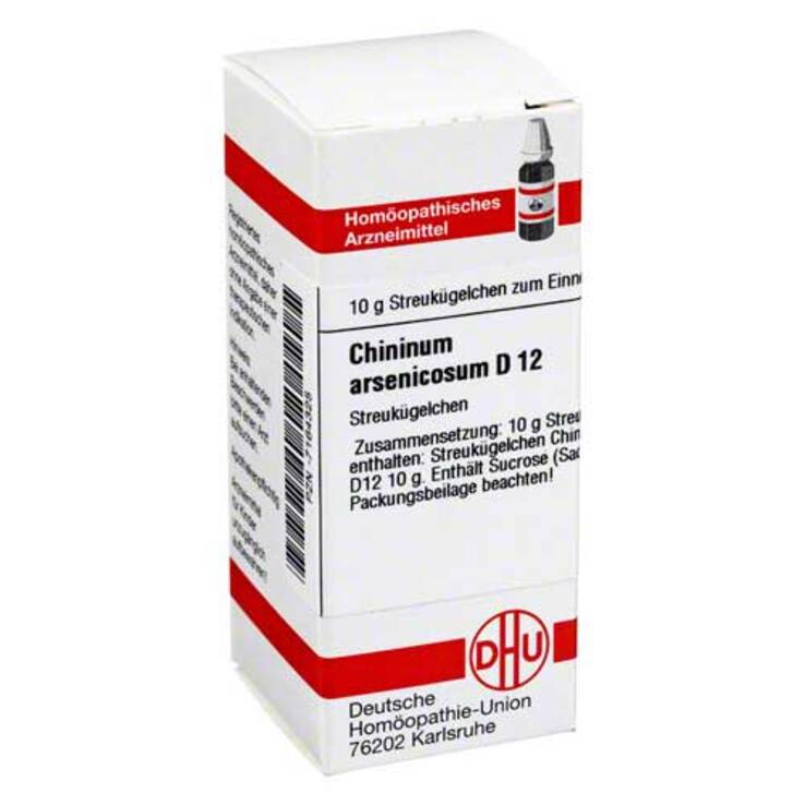 DHU Chininum arsenicosum D 12 Gl, 10 g