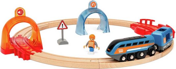 Brio World - Smart Tech Togbane Og Elektrisk Tog - 33974