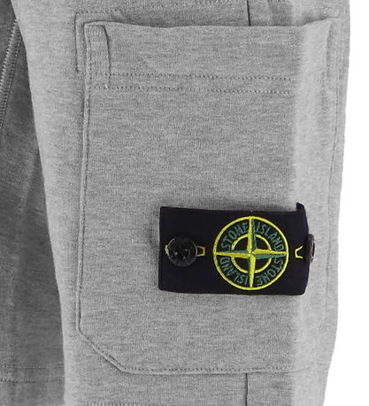 Stone Island Sweatshorts - Grau Meliert