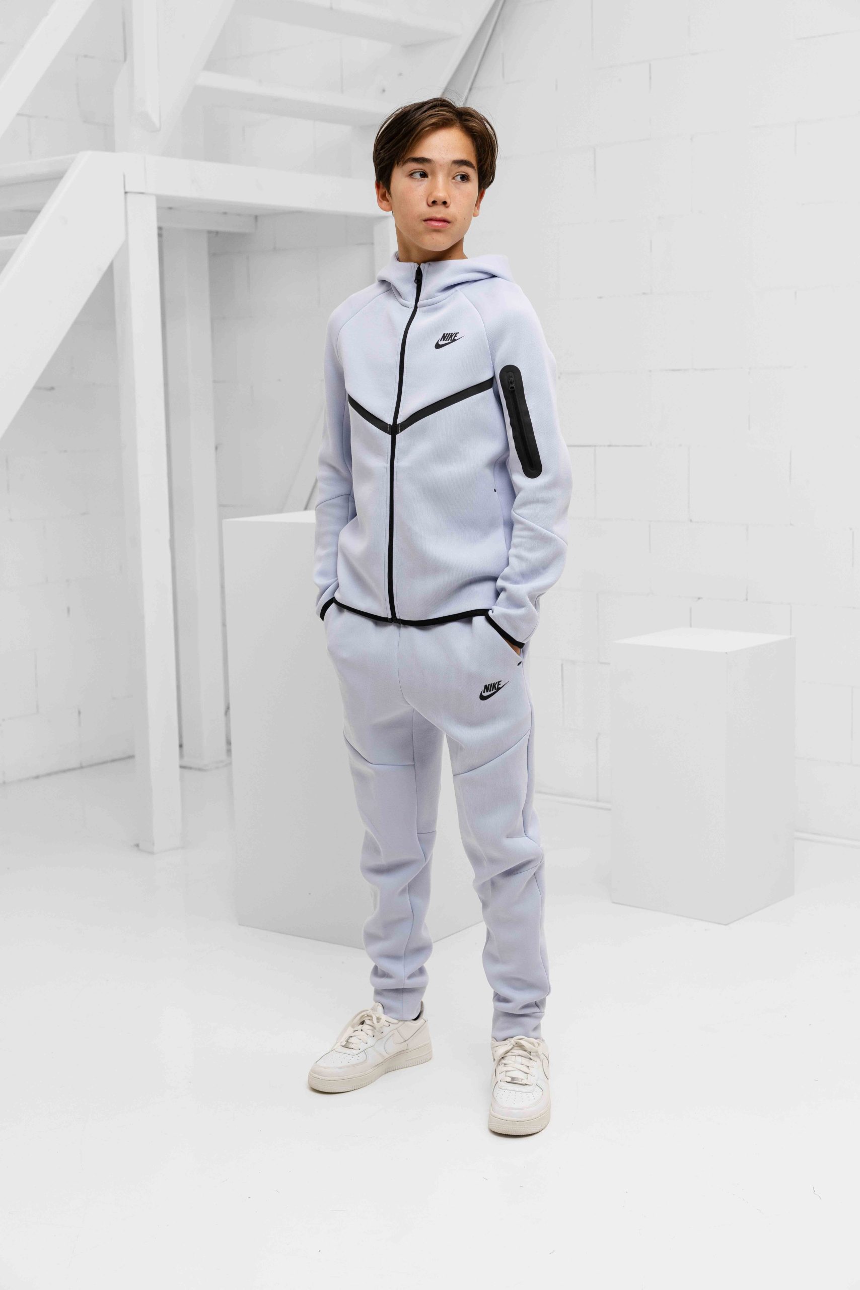 Nike Tech Fleece Trainingspak Kids Lichtpaars