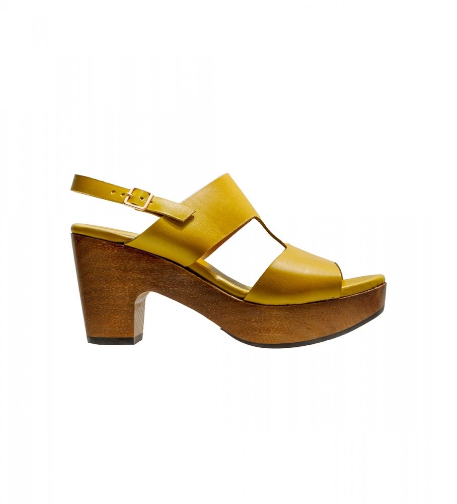 Sandálias Neosens S3270 St. Laurent, amarelas - Altura do salto: 8 cm -