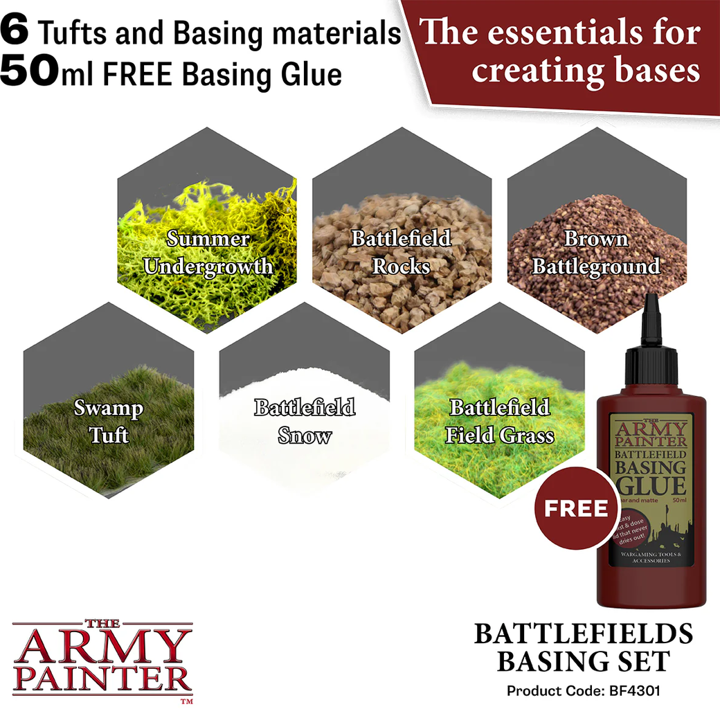 The Army Painter  Battlefields Basing Set    Das perfekte Starter Set
