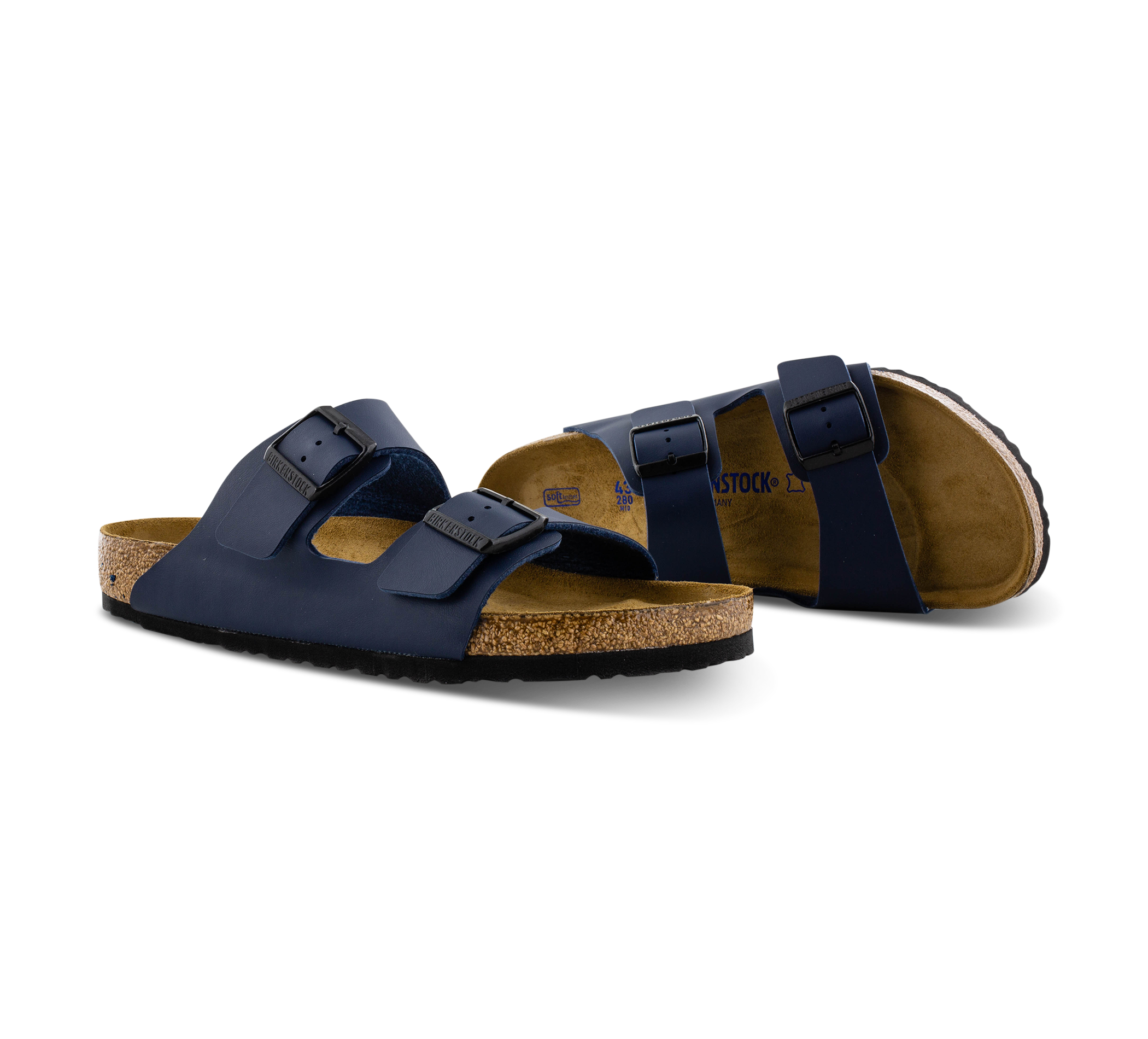 Birkenstock Arizona - Offene Hausschuhe blau