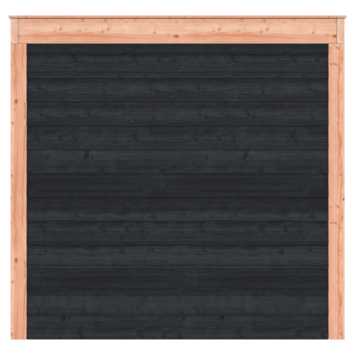 Tuinhuis Douglas Zwart Zweeds Rabat 255x255cm