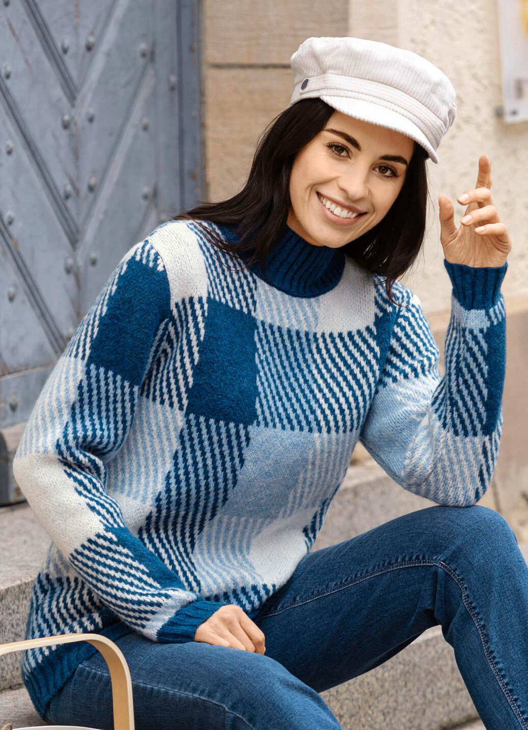 Pullover in Jacquard-Dessin