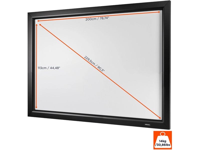 Celexon Rahmenleinwand HomeCinema Frame 200x113cm 16:9 HomeCinema Frame 200 x 113 cm