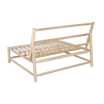 Wakefield modulaire loungeset Sari midden bleached light grey hout