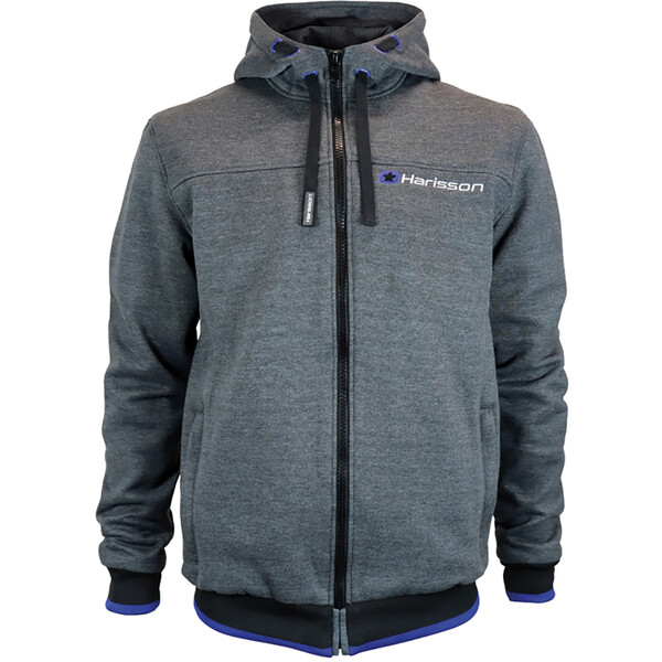 Harisson - Sweat zippé à capuche Stingray Gris