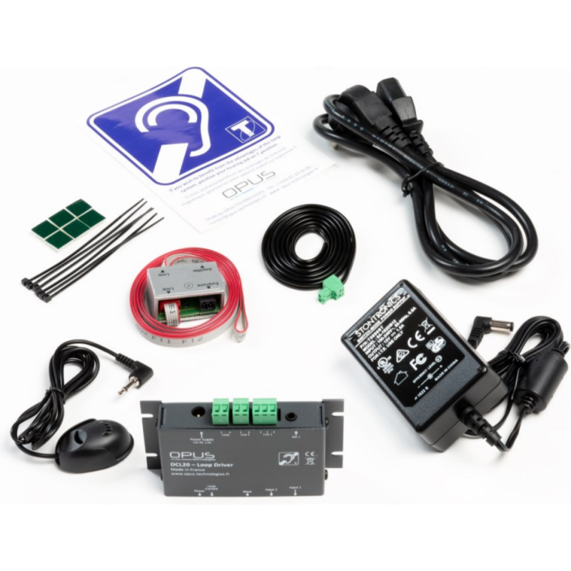 Kit de boucle magnétique pour guichet