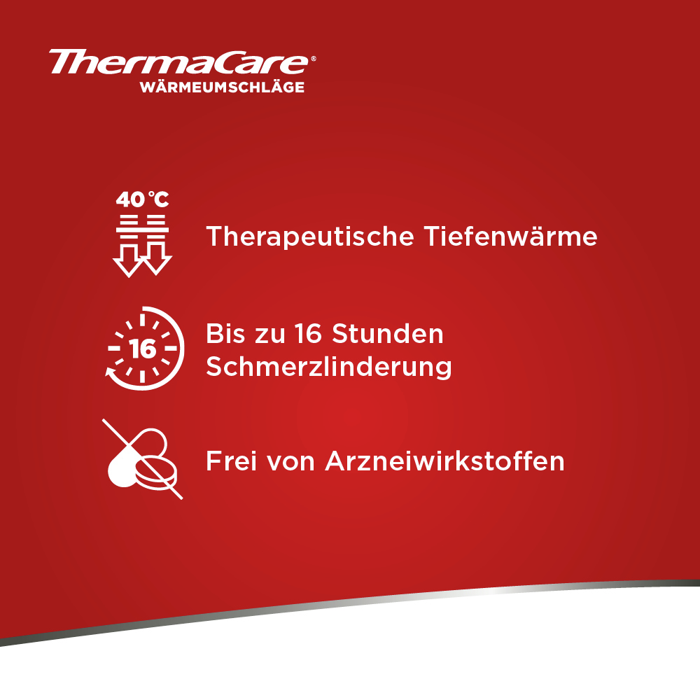 THERMACARE Rücken Patch<br>4 Stück, (n)