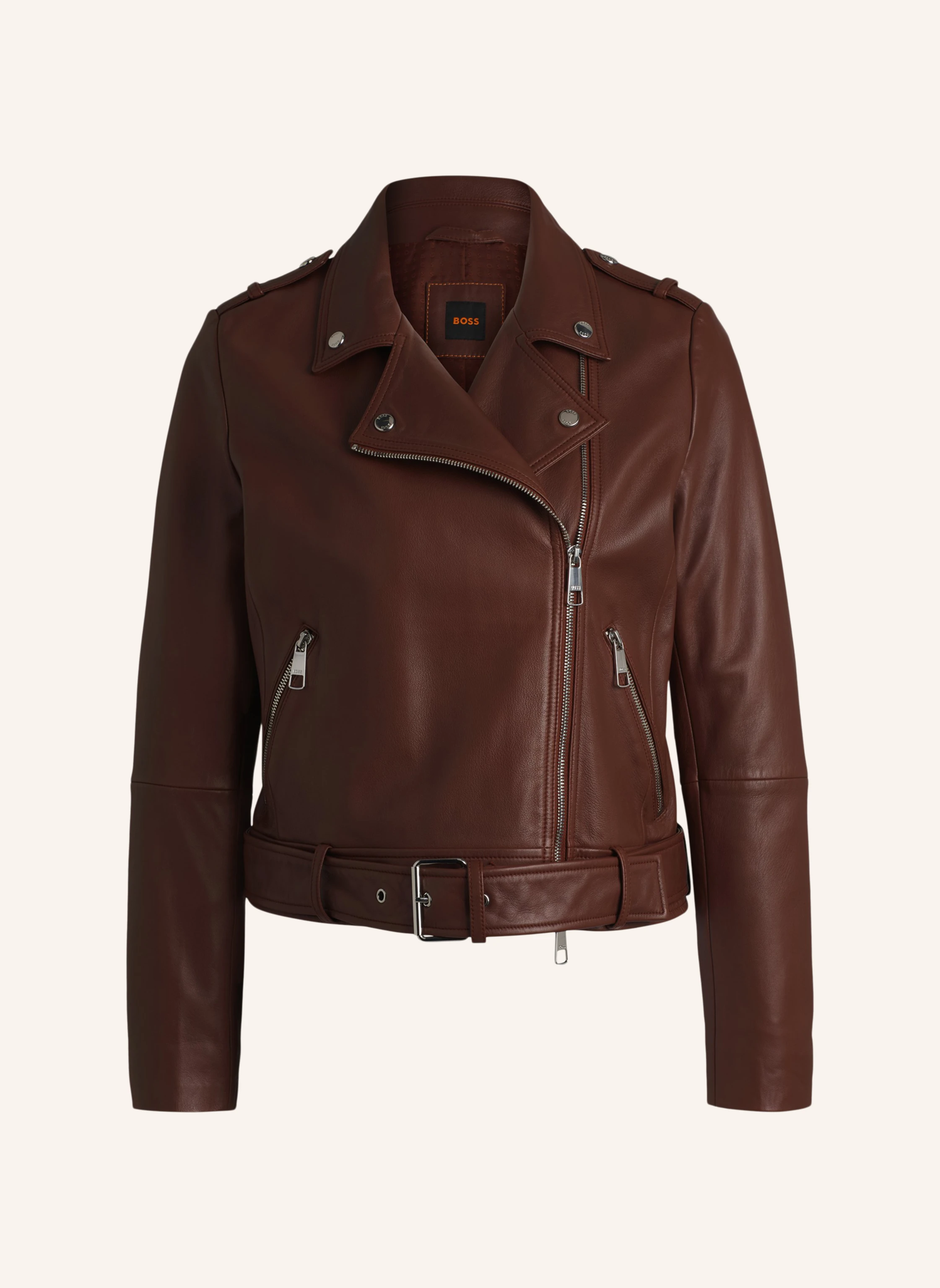BOSS Lederjacke C_SAMELI Regular Fit