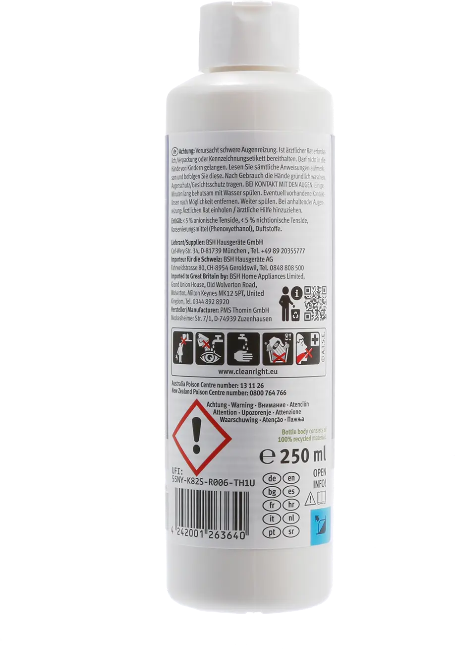 Glaskeramische-reiniger voor keramische, inductie en RVS kookplaten - 250 ml 00311896